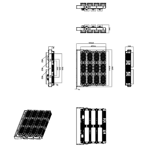 Wholesale Outdoor Stadium LED Flood Light Floodlight - LX-FL12